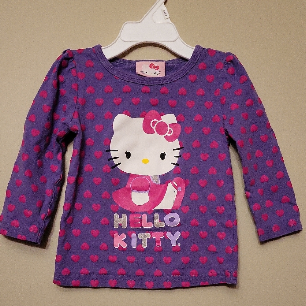 Hello Kitty purple/pink long sleeve tee shirt